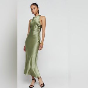 Reformation Casette Silk Dress Size 0